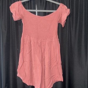 Mini dress - pink. Size Small